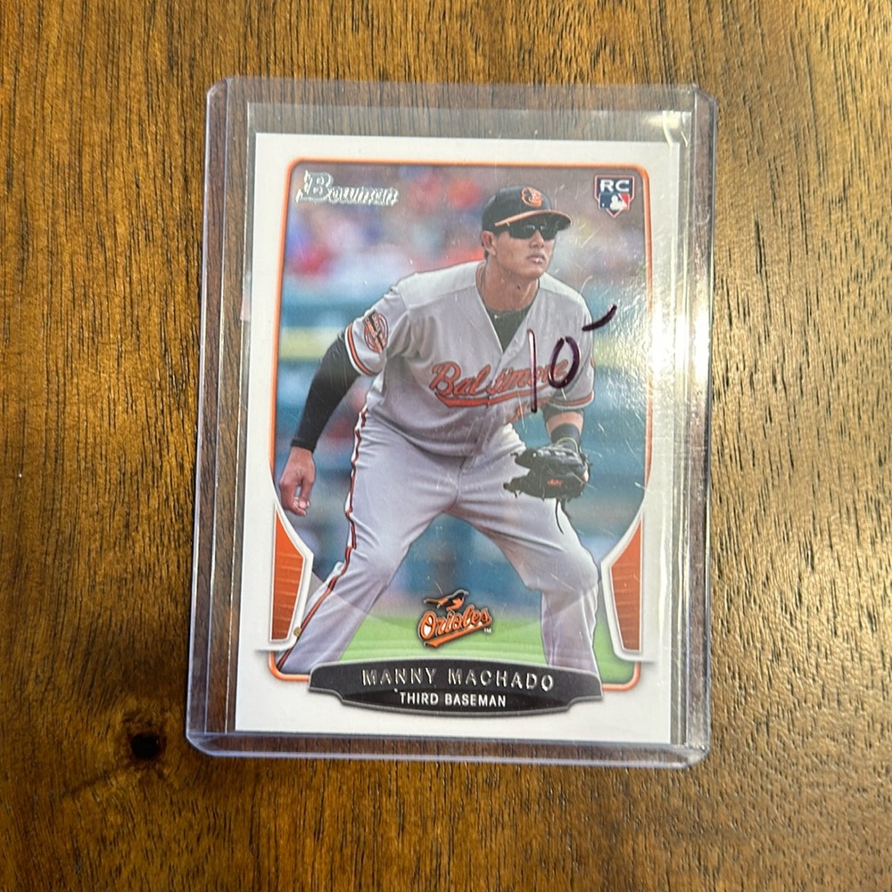 MANNY MACHADO RC 💥 2013 Topps Bowman Rookie Card #215 Baltimore Orioles Mint +